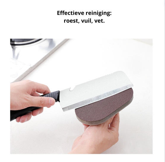 PowerScrub Sponge - Ultra-Strong Cleaning Sponge with Handle