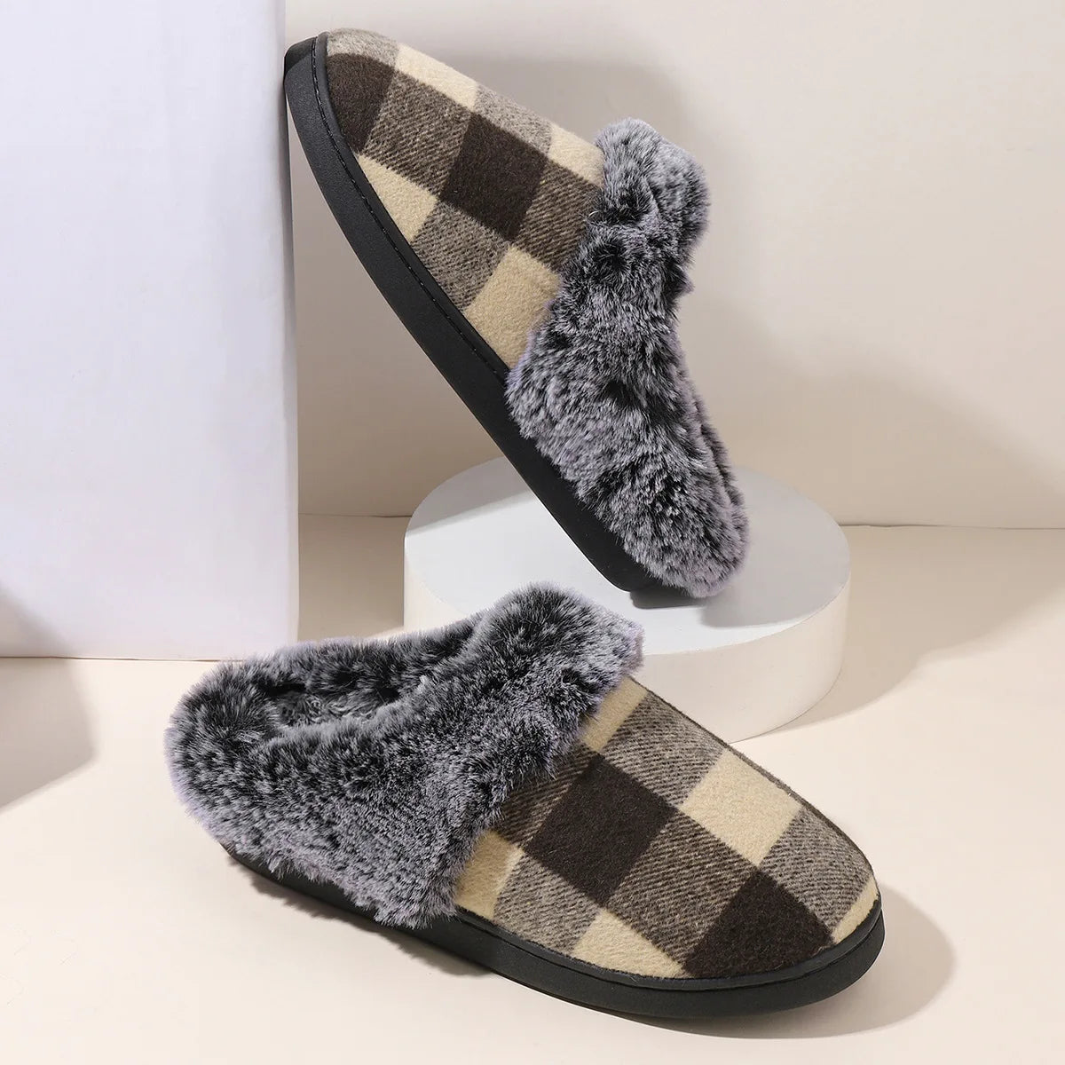 Gizrenda - Kid-Friendly Wool Cotton Winter Slippers