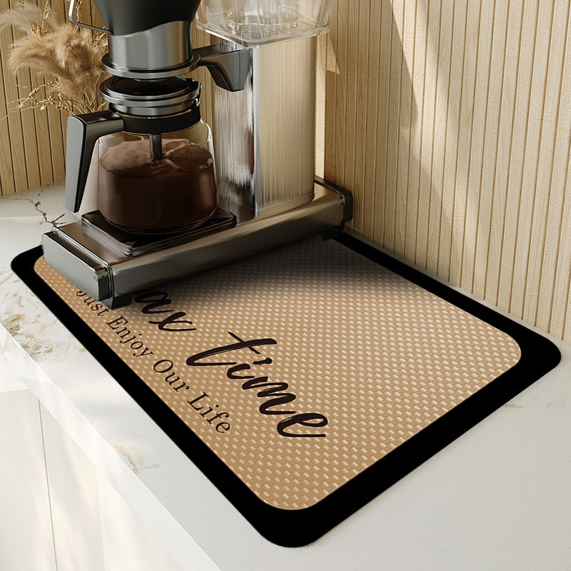 AbsorpTowel Mat - Non-Slip Ultra-Absorbent Dish Drying Mat