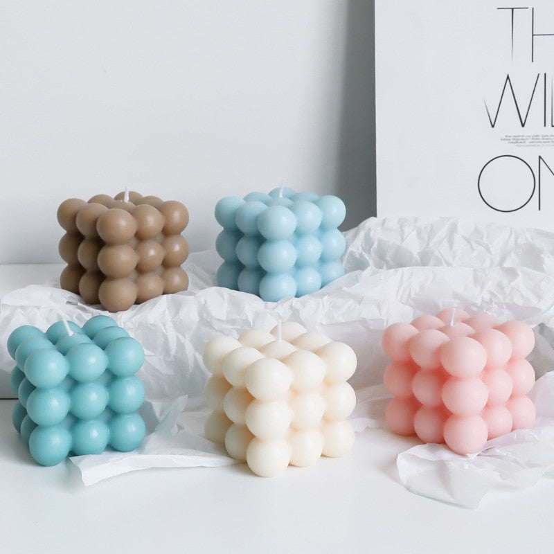 BubbleGlow Candle - A Stylish Candle for Your Living Space