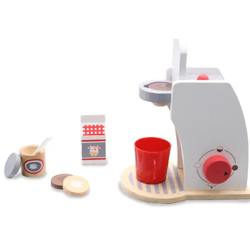 WoodPlay Set - Realistic Wooden Kitchen Playset for Kids