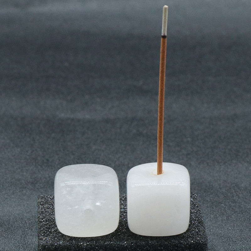 GemAura Incense Holder - Natural Gemstone Incense Holder for a Serene Home