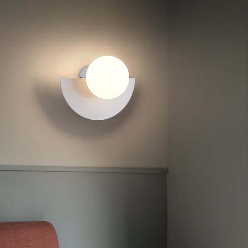 Holmcrest - Metal Half-Moon Wall Lamp