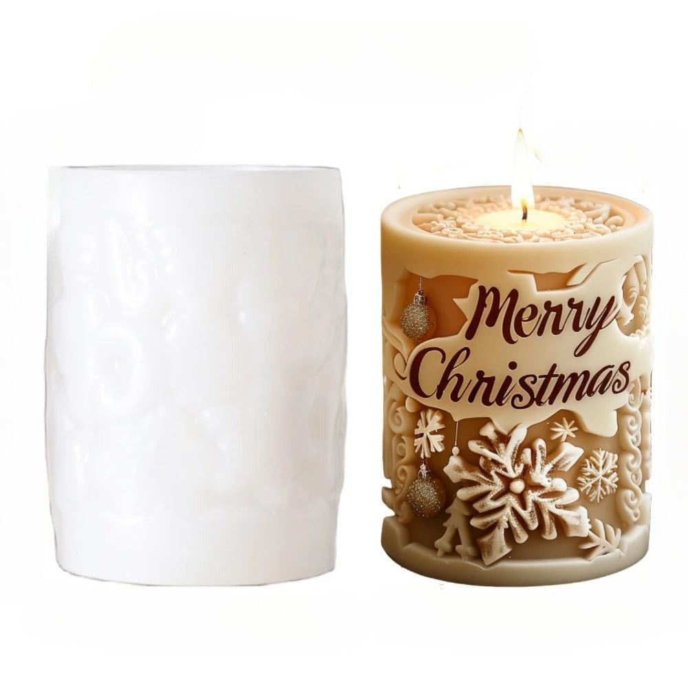 Paxmoor - Silicone Candle Mold For Festive Candles