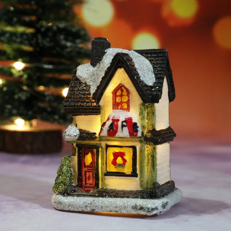 Enchanted Home - LED Light-Up House Ornaments