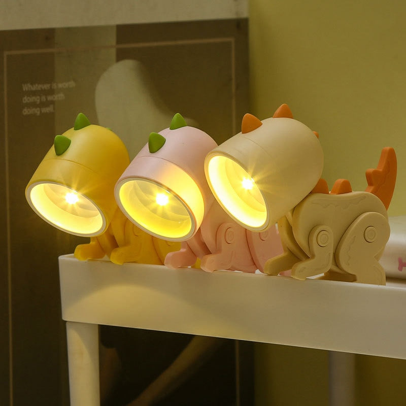 DinoGlow Nightlight - Cute LED Sleep Lamp for Kids' Rooms