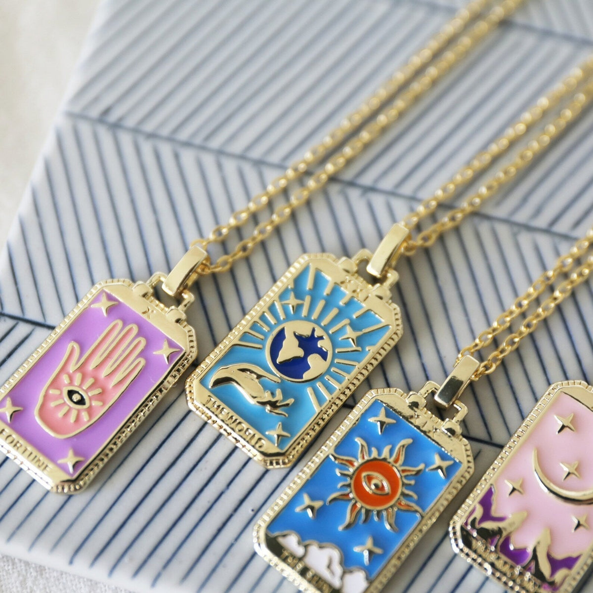Tarot Card Necklace - Discover the Meaning Behind Each Charm