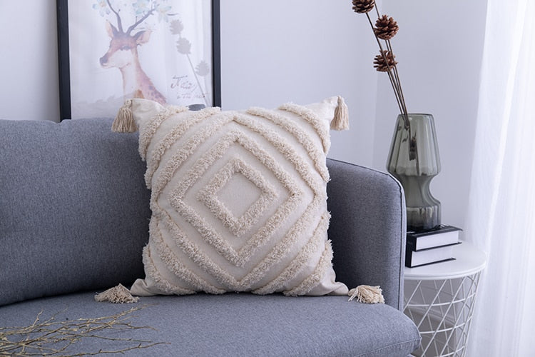 BohoVibes Pillow Covers - Ibiza-Style Cushion Covers for Home