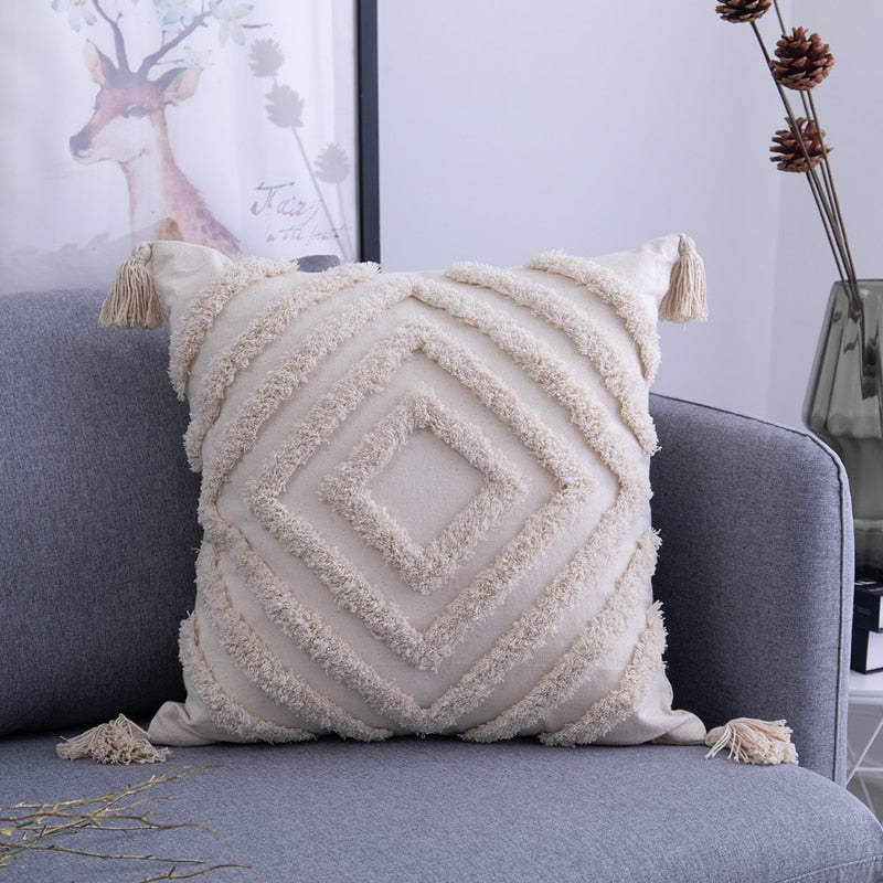 BohoVibes Pillow Covers - Ibiza-Style Cushion Covers for Home