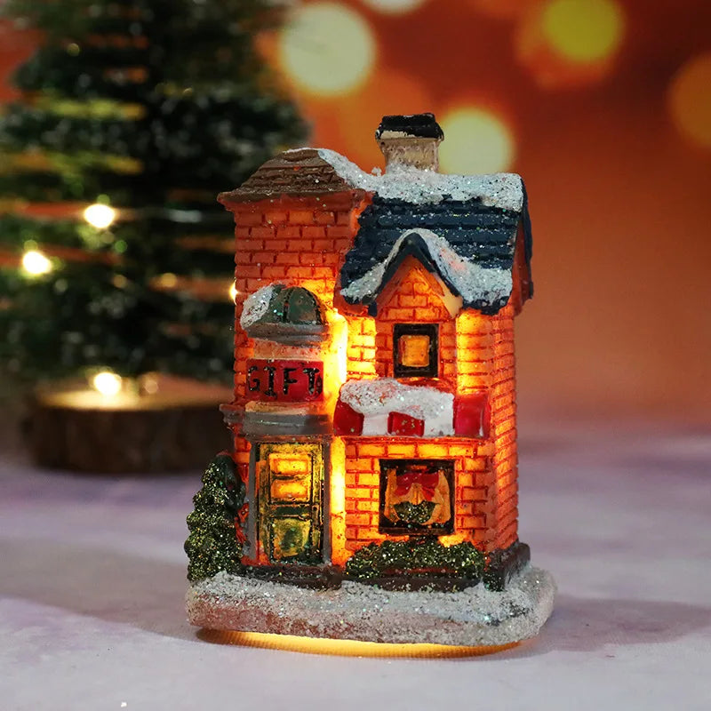 MagicGlow Houses - Light-Up Christmas Village Decor