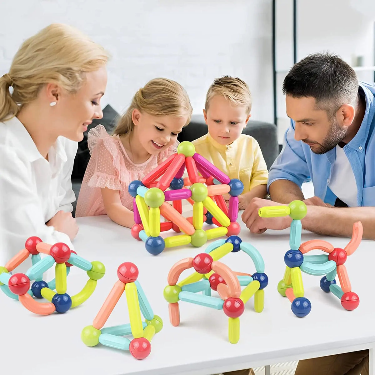 Magneo Blocks - Magnetic Building Set for Kids