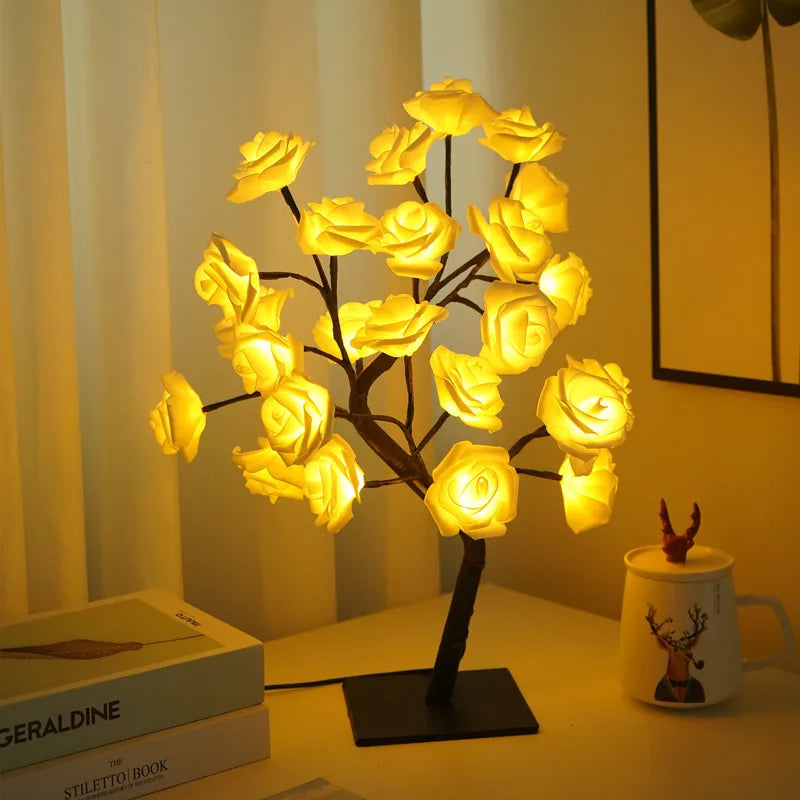 Sirelan - Rose Table Lamp Night Light