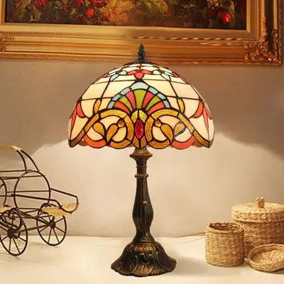 Danreth - Tiffany Style Stained Glass Desk Lamp