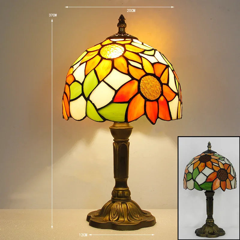 Danreth - Tiffany Style Stained Glass Desk Lamp