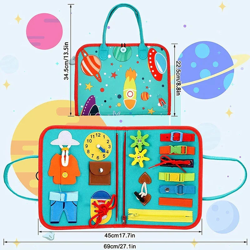 SensePlay - Montessori Toddler Book with Colors and Shapes