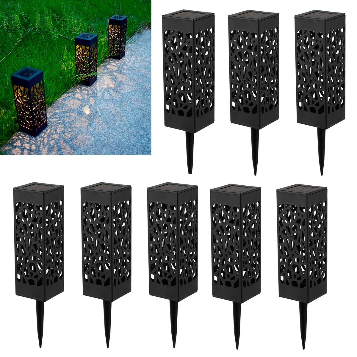 Savrick Cabin - Flickering Flame-Effect Torch Light