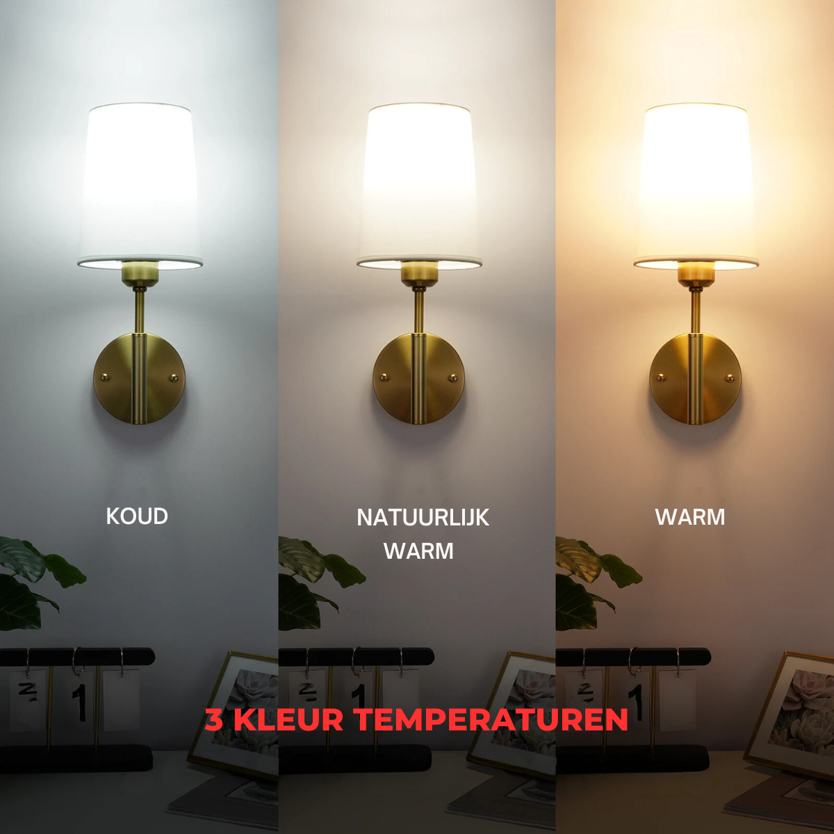 CoOstell - Cordless Rechargeable LED Wall Lamp