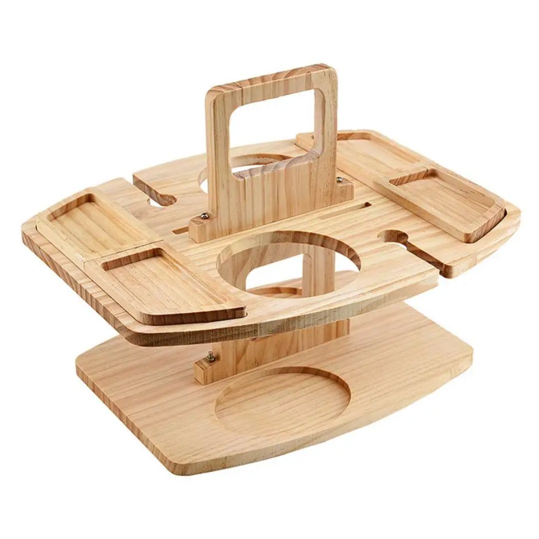 WineFold Table - Elegant Foldable Wooden Wine Table