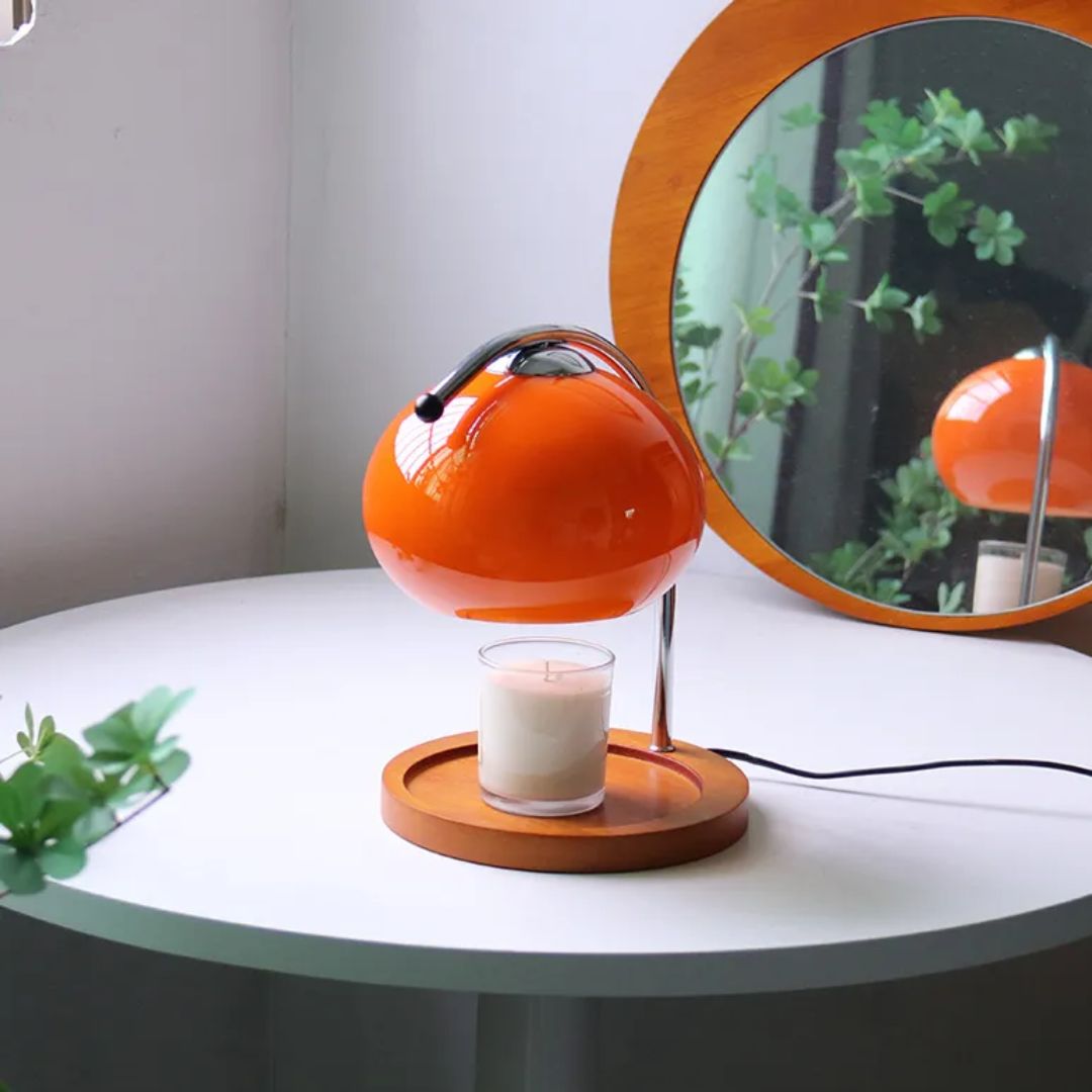 Alyssa Retro Table Lamp - Elegant Glass Accent Lighting