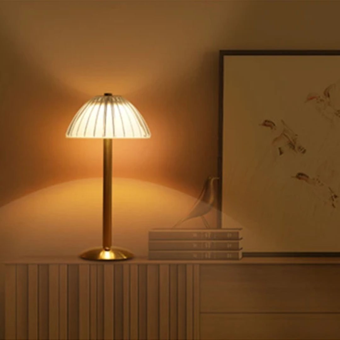 Karina GlowDesk - Retro Rechargeable Desk Lamp