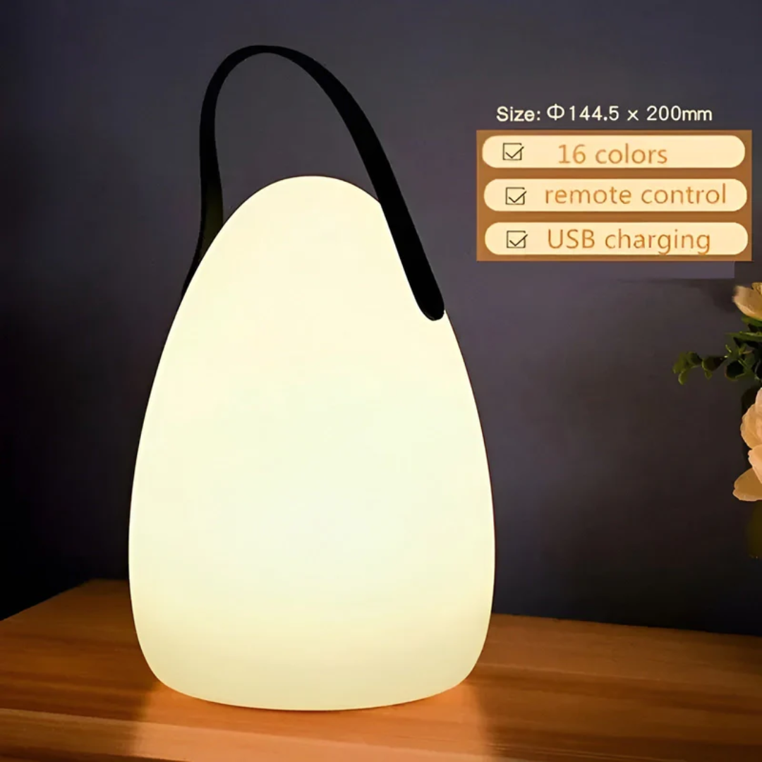RadianceFlex - Portable LED Table Lamp with Waterproof Design