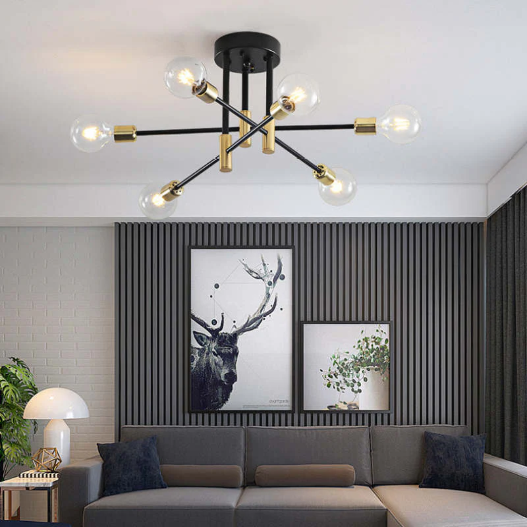 Lumière Royale - Luxury LED Ceiling Light for Living Rooms