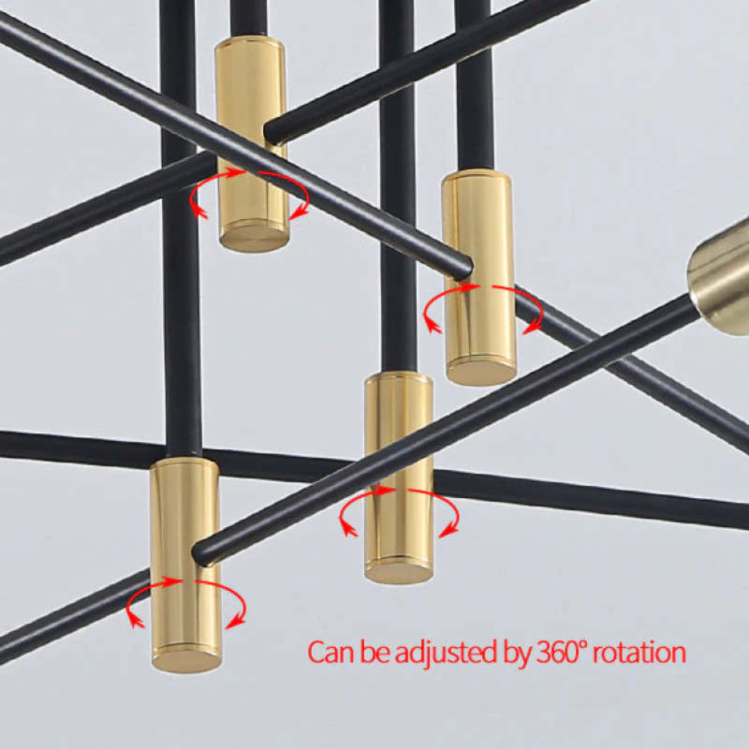 Lumière Royale - Luxury LED Ceiling Light for Living Rooms