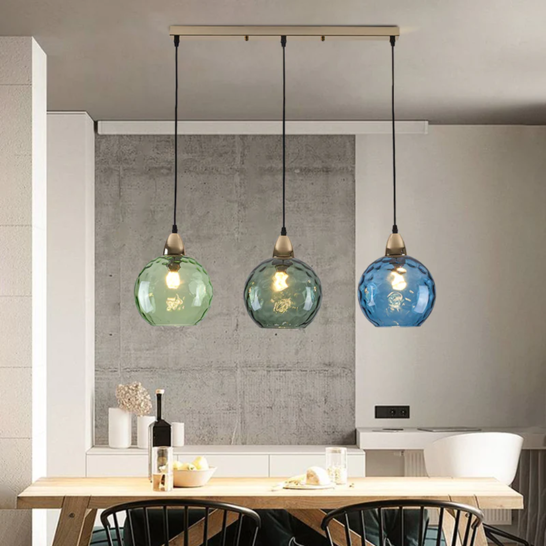 ClusterGlow - Elegant 3-Light Pendant for Ambient Lighting