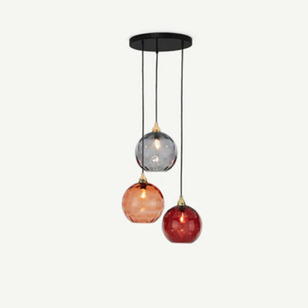 ClusterGlow - Elegant 3-Light Pendant for Ambient Lighting