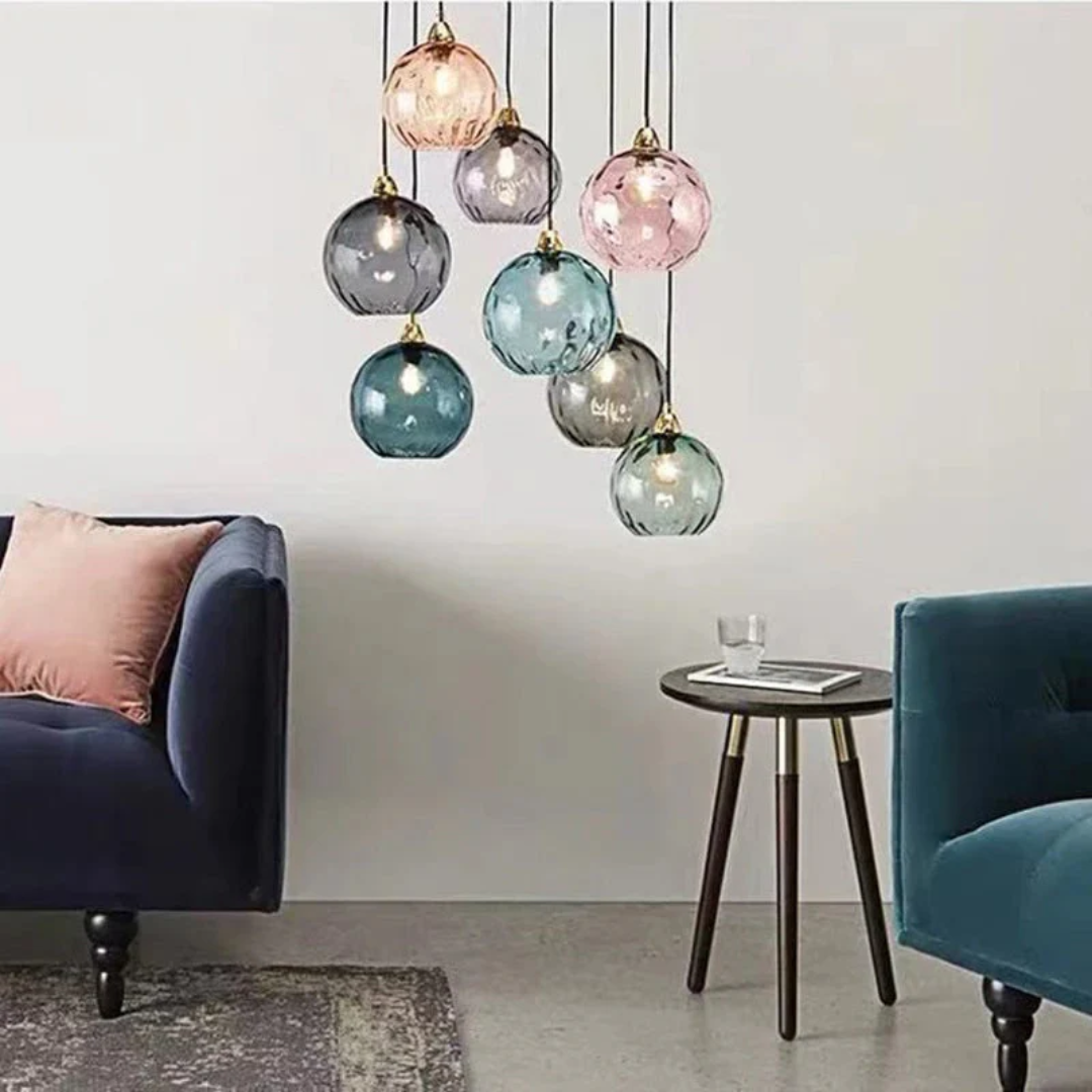 ClusterGlow - Elegant 3-Light Pendant for Ambient Lighting