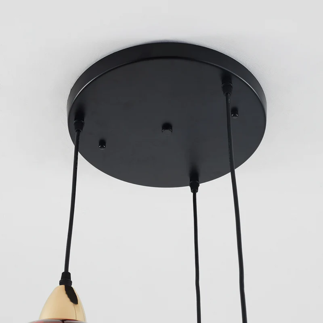 ClusterGlow - Elegant 3-Light Pendant for Ambient Lighting