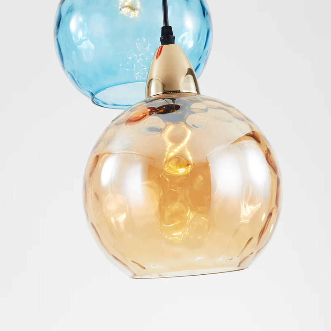 ClusterGlow - Elegant 3-Light Pendant for Ambient Lighting