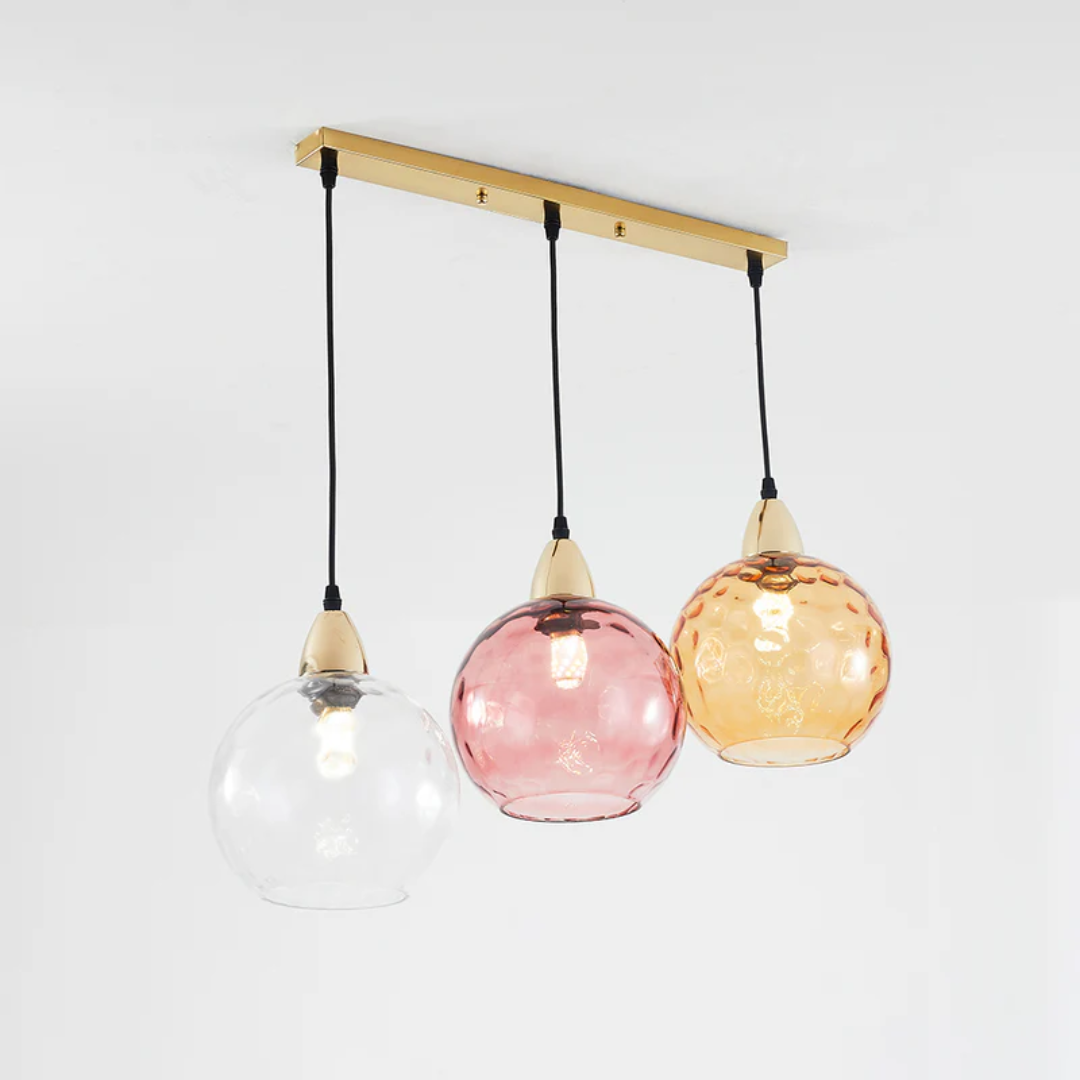 ClusterGlow - Elegant 3-Light Pendant for Ambient Lighting
