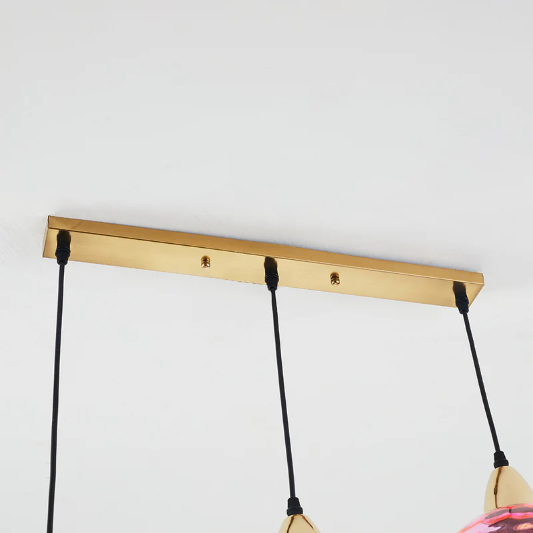ClusterGlow - Elegant 3-Light Pendant for Ambient Lighting