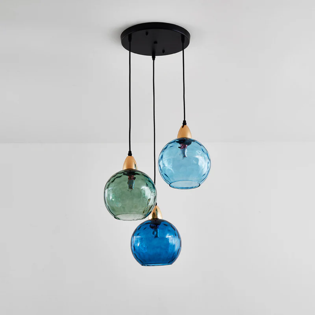 ClusterGlow - Elegant 3-Light Pendant for Ambient Lighting