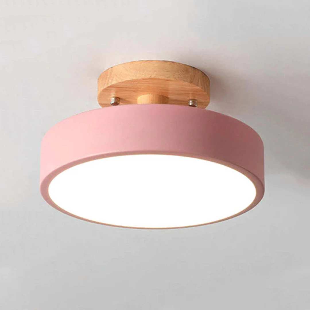 NovaGlow - Modern LED Ceiling Lamp with Adjustable Light Colors