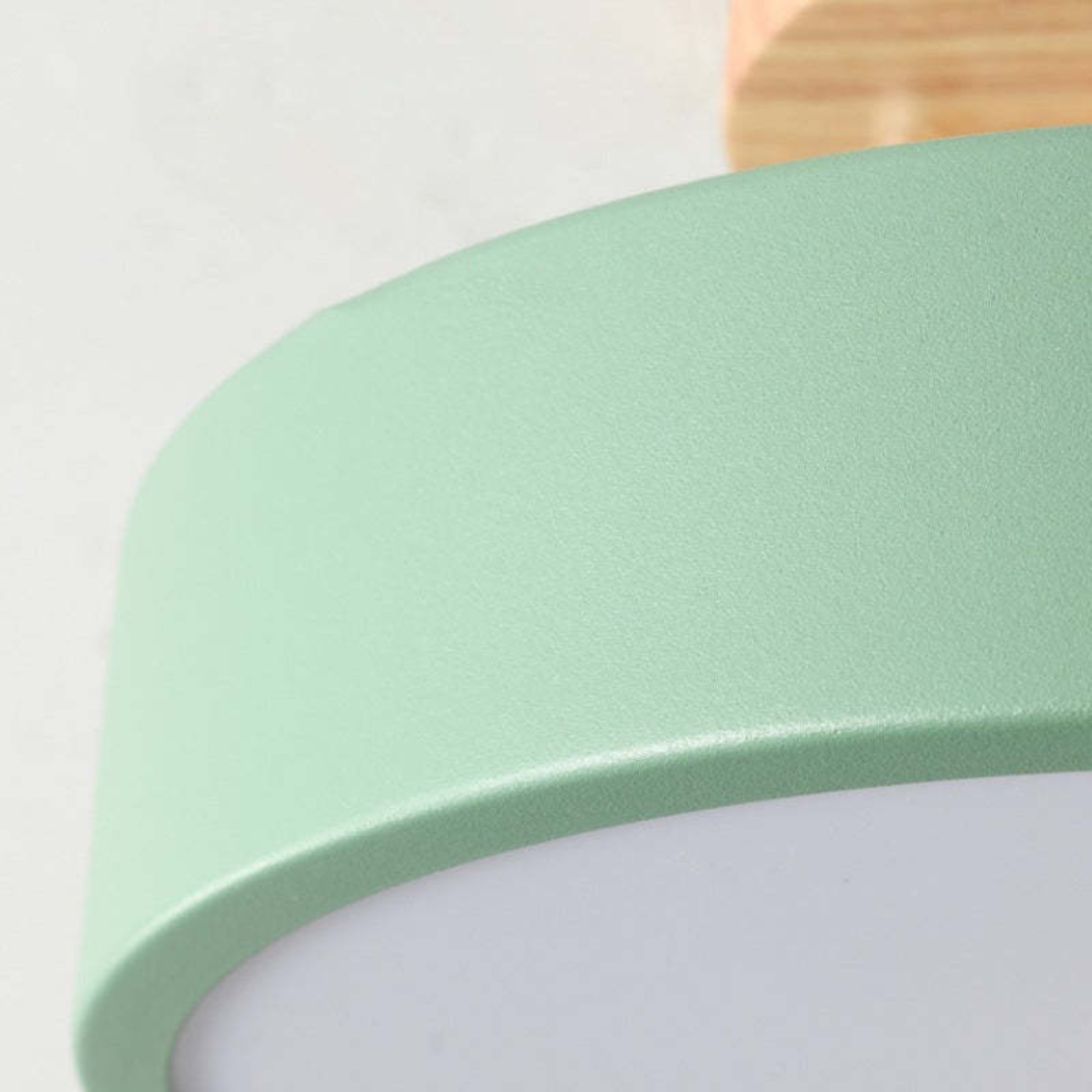 NovaGlow - Modern LED Ceiling Lamp with Adjustable Light Colors