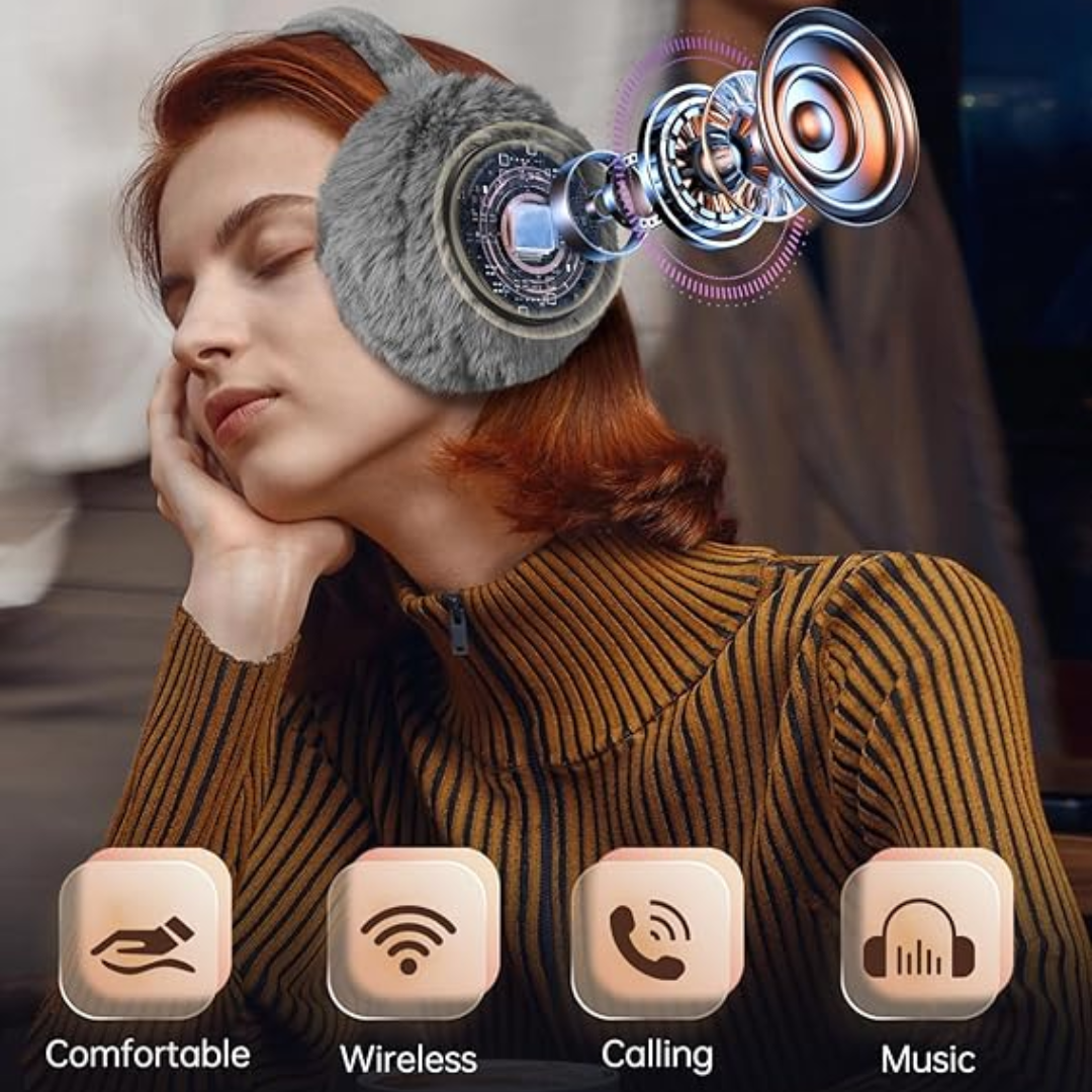 CozyGrooves - Warm Bluetooth Ear Warmers for Winter