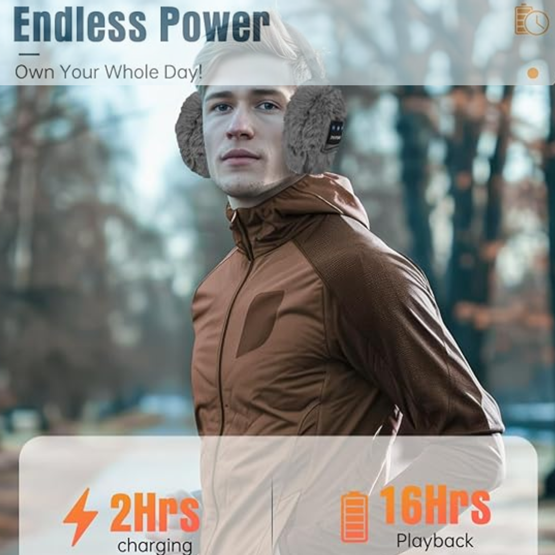 CozyGrooves - Warm Bluetooth Ear Warmers for Winter