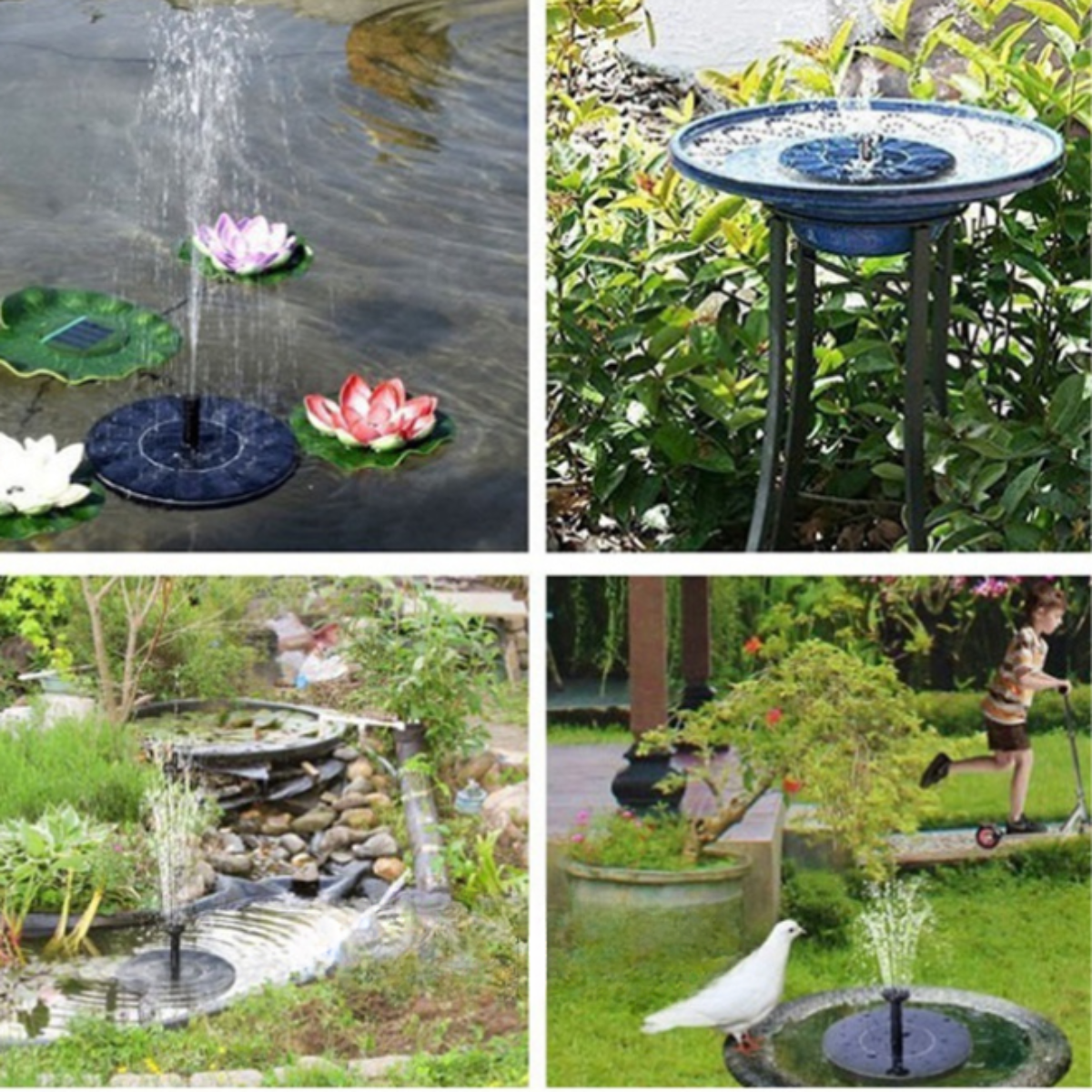Birdbuddy - Solar Powered Garden Fountain