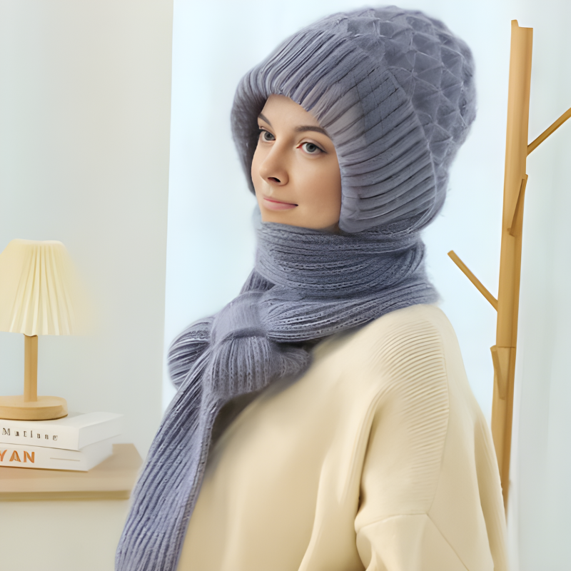 CozyWind - Beanie & Scarf Set for Cozy Winter Style