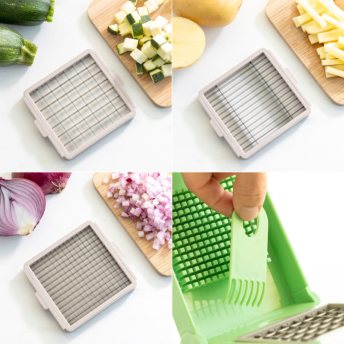 MultiChop - Stylish Vegetable Chopper & Grater Set