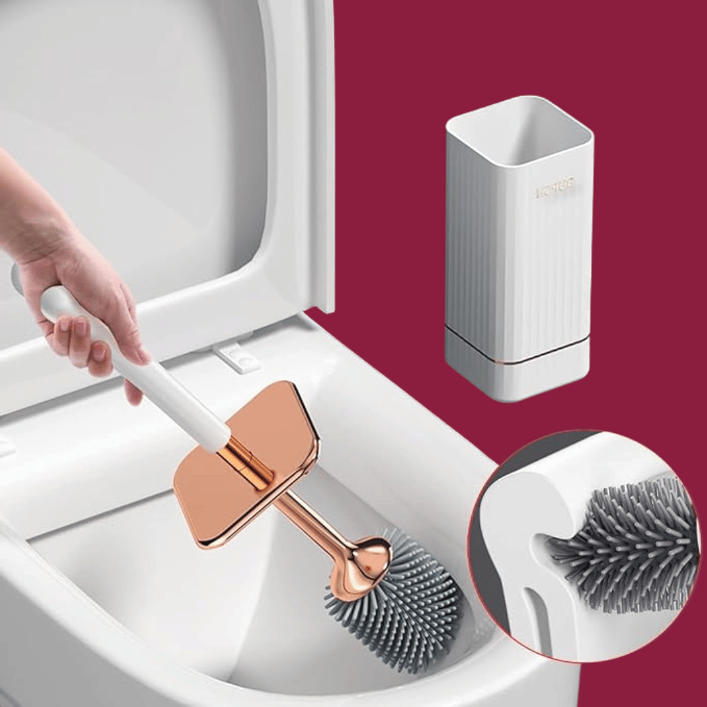 Gioxen - Wall-Mounted Quick-Dry Toilet Brush Holder