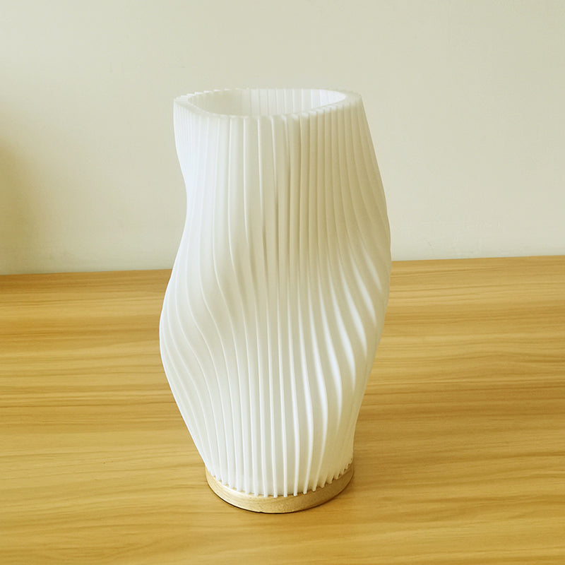 Coro Field - Pleated Cream Accent Table Lamp