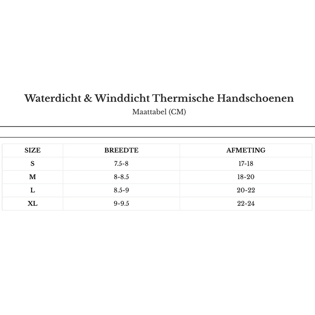 Zippy - Waterproof Thermal Winter Gloves