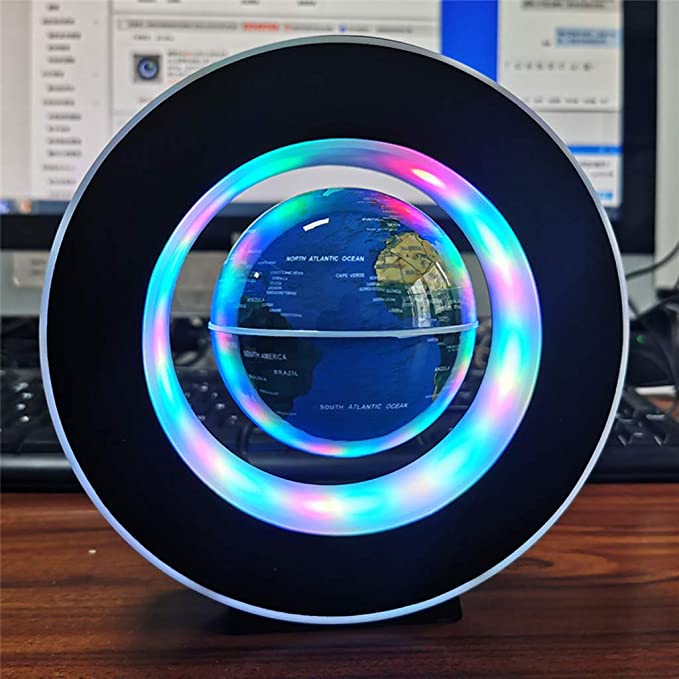 FloatingGlobe Lamp - Unique Levitating Globe Light for Your Home