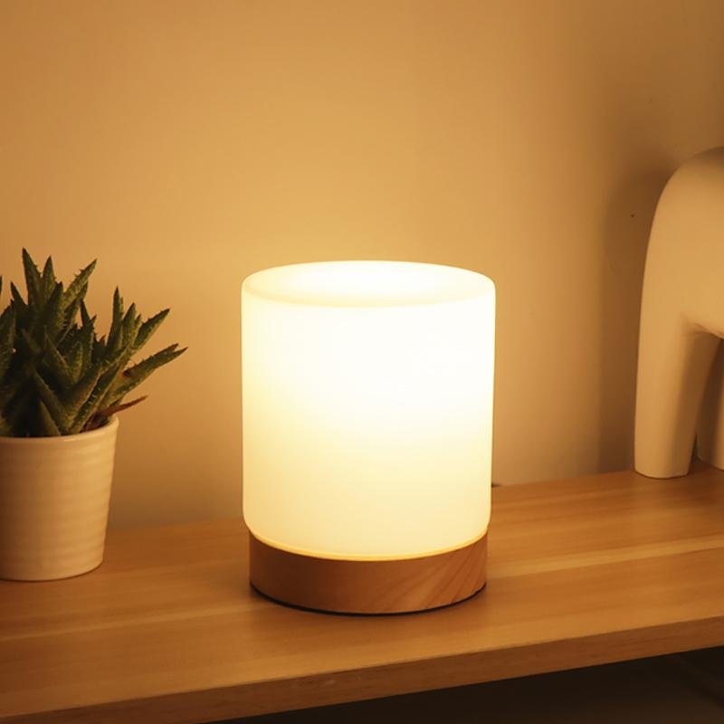 Pivane - Elegant Glass Touch LED Table Lamp