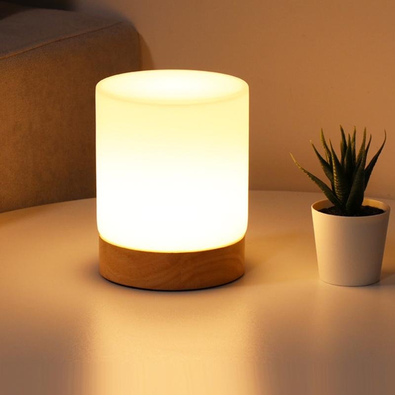 Pivane - Elegant Glass Touch LED Table Lamp