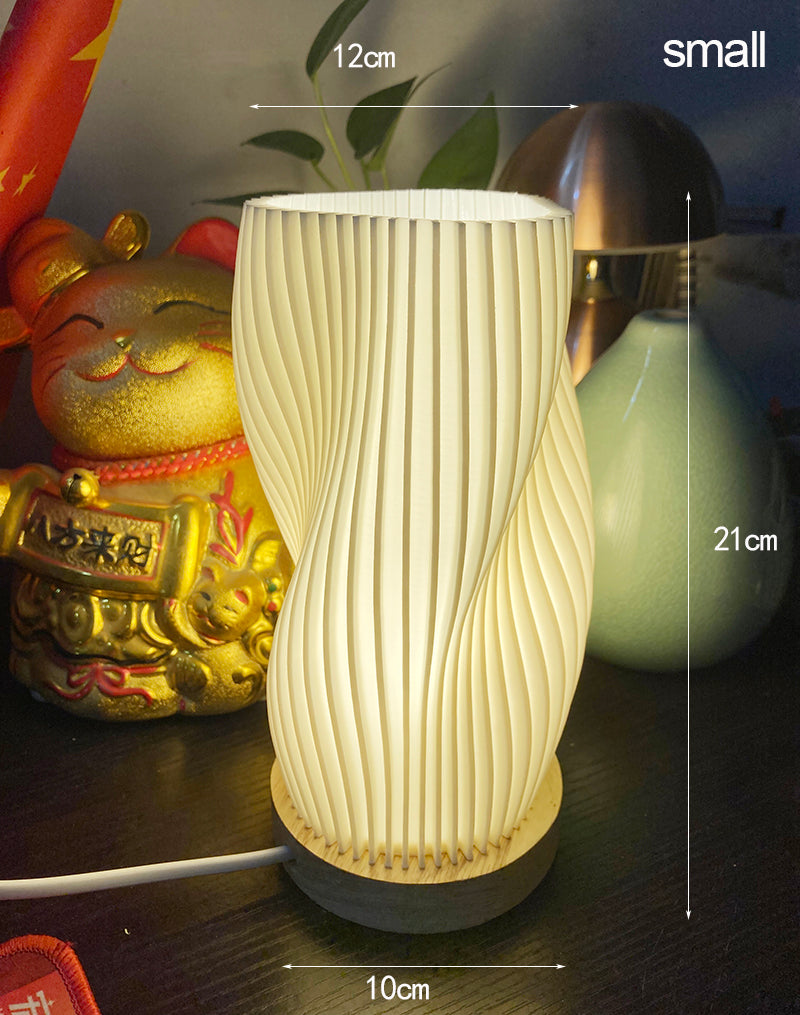 Coro Field - Pleated Cream Accent Table Lamp