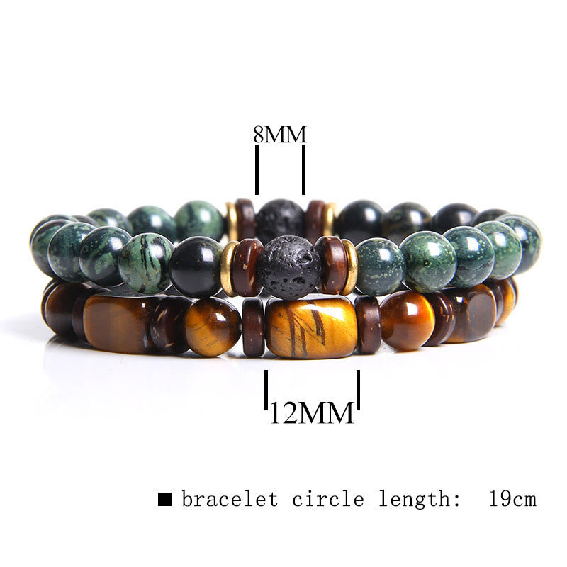 Naya Collection - African Turquoise & Tiger Eye Bracelet